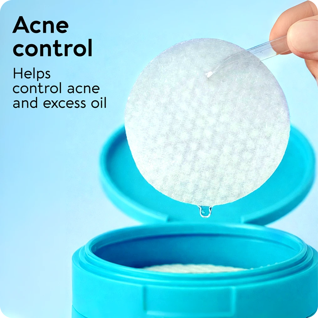 Helps control acne